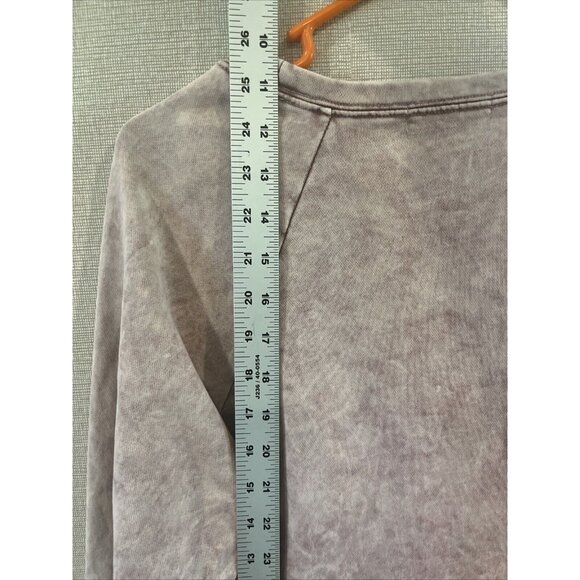 Mustard Seed Womens S Pullover Sweater Purple Ombré Long Sleeve 100% Cotton - Picture 8 of 10